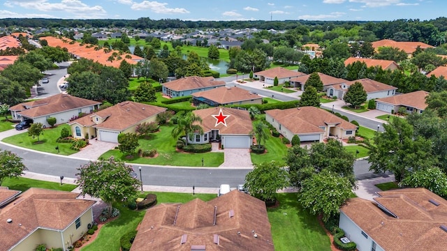 aerial perspective of suburban area