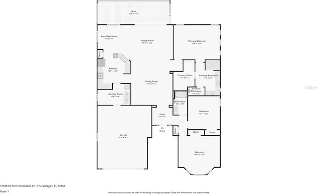 17108 SE 76th Creekside Cir, The Villages, FL 32162 - room layout