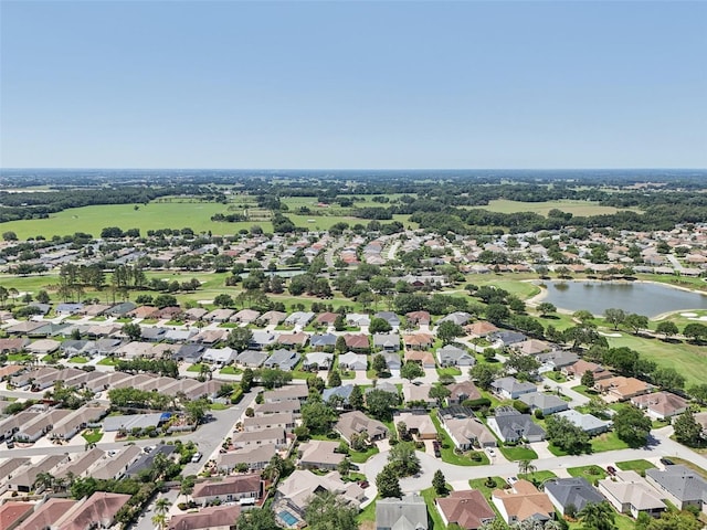 17108 SE 76th Creekside Cir, The Villages, FL 32162 - aerial view of property's location with a nearby body of water, nearby suburban area, and a golf course