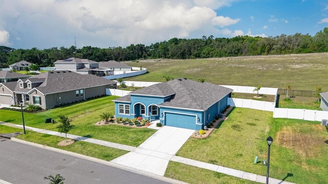 aerial view of property and surrounding area