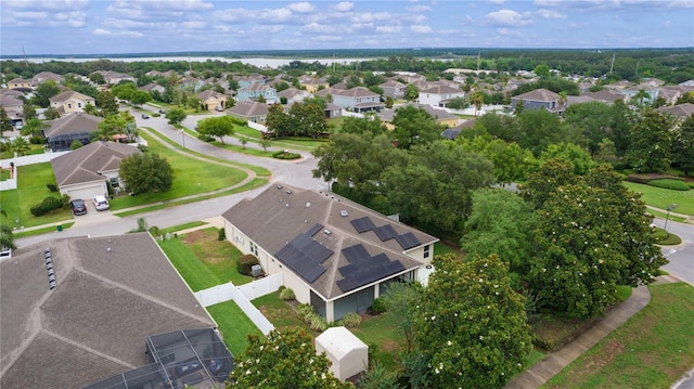 2424 Plumadore Dr, Grand Island, FL 32735 - aerial perspective of suburban area featuring a nearby body of water