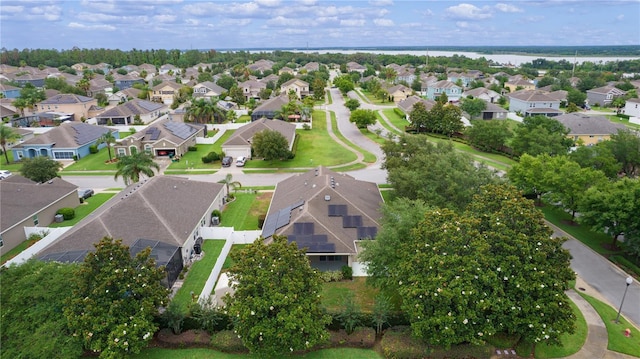 2424 Plumadore Dr, Grand Island, FL 32735 - aerial perspective of suburban area with a large body of water