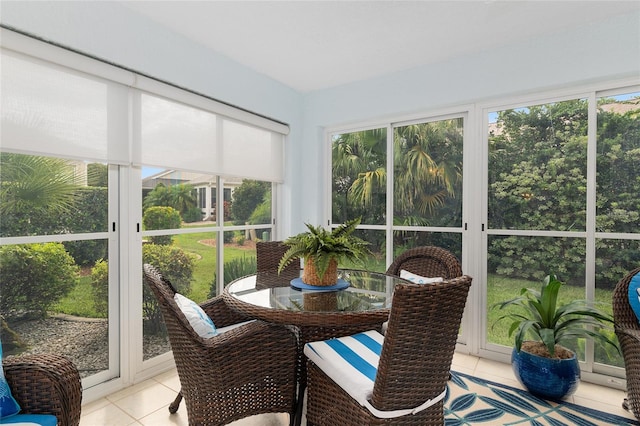 1521 Southport St, The Villages, FL 32162 - sunroom featuring tile patterned floors