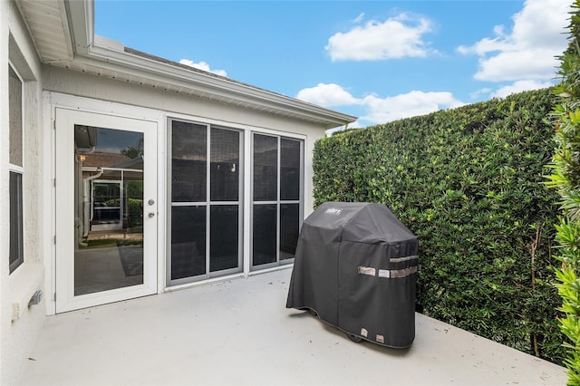 1521 Southport St, The Villages, FL 32162 - view of patio / terrace featuring grilling area