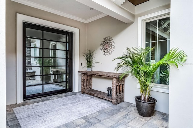 10122 Royal Island Ct, Orlando, FL 32836 - view of exterior entry featuring stucco siding