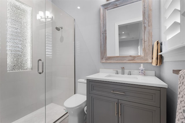 10122 Royal Island Ct, Orlando, FL 32836 - full bath featuring toilet, a stall shower, and vanity