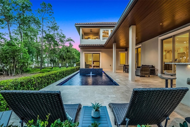 10122 Royal Island Ct, Orlando, FL 32836 - view of pool with outdoor lounge area and a patio