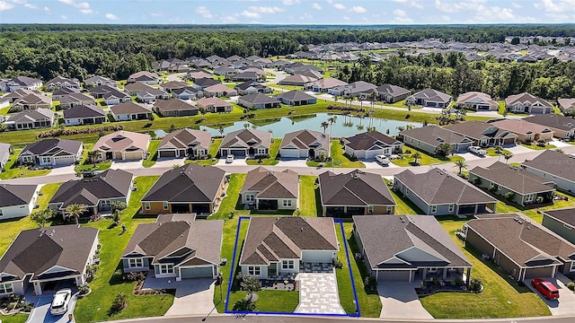 1627 Mclucas Ln, The Villages, FL 34762 - aerial view of residential area featuring a nearby body of water