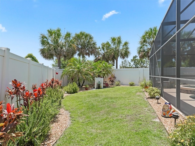 2998 Kramer Ct, The Villages, FL 32163 - view of yard with glass enclosure