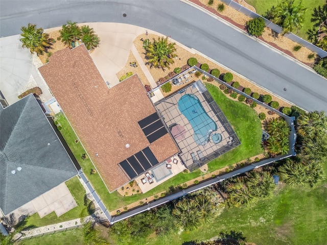 2998 Kramer Ct, The Villages, FL 32163 - drone / aerial view of a pool
