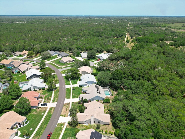 6147 N Whispering Oak Loop, Beverly Hills, FL 34465 - aerial view of property's location with a heavily wooded area and nearby suburban area