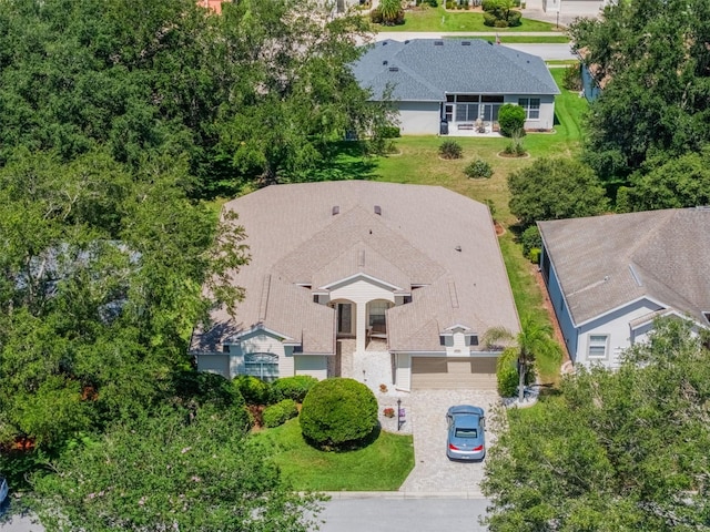 25243 River Crest Dr, Leesburg, FL 34748 - aerial view of property and surrounding area