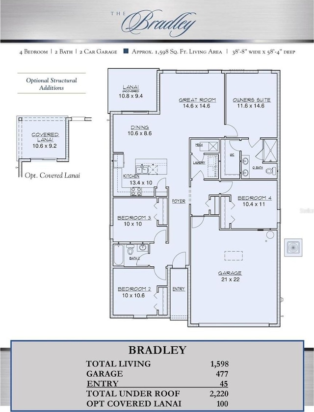 5017 Balsam Falls Rd, Deland, FL 32724 - home floor plan