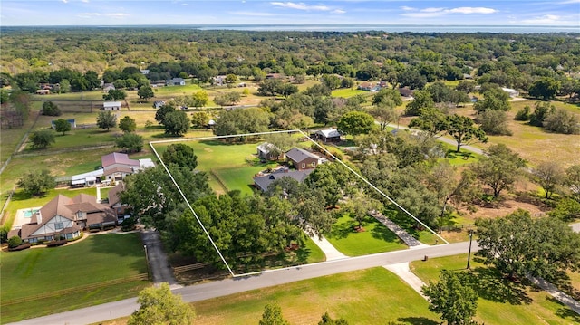15245 Arabian Way, Montverde, FL 34756 - view of property location featuring property boundaries highlighted and a heavily wooded area