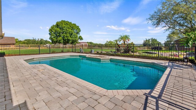 15245 Arabian Way, Montverde, FL 34756 - view of swimming pool featuring a patio and fence