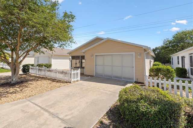 1615 Navidad St, The Villages, FL 32162 - single story home featuring a garage and concrete driveway