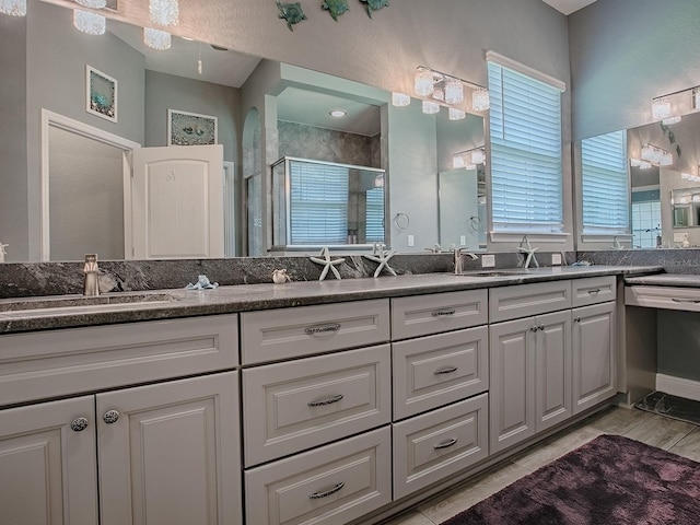10994 SE 168th Loop, Summerfield, FL 34491 - full bath with a shower stall and double vanity
