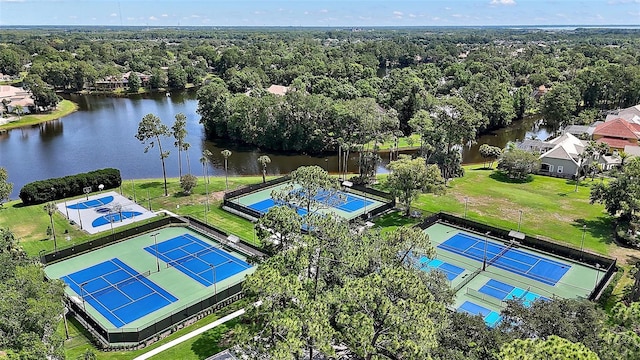 926 Wood Briar Loop, Sanford, FL 32771 - bird's eye view of a large body of water, a heavily wooded area, and a pool