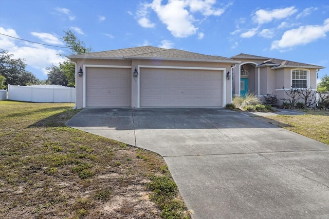 915 N Fox Meadow Ter, Crystal River, FL 34429 - single story home featuring concrete driveway, a garage, and stucco siding