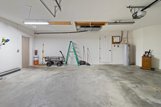 915 N Fox Meadow Ter, Crystal River, FL 34429 - garage featuring a garage door opener and water heater