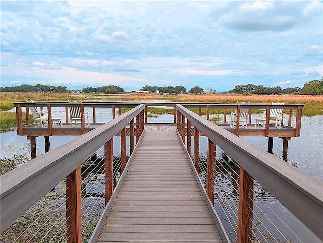 12077 Lakeshore Way, Oxford, FL 34484 - dock featuring a water view