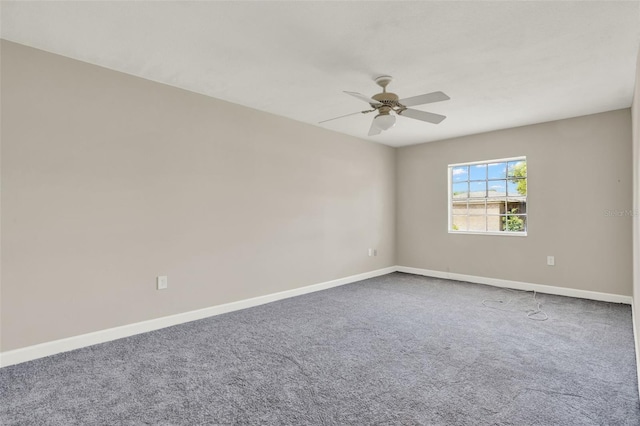 2423 Branch Way Unit 207, Maitland, FL 32751 - spare room with carpet floors, baseboards, and ceiling fan