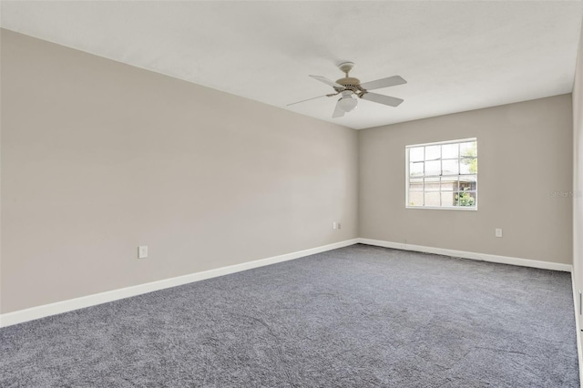 2423 Branch Way Unit 207, Maitland, FL 32751 - spare room featuring a ceiling fan, carpet, and baseboards