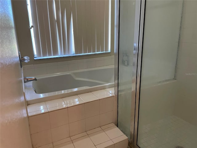 206 Orchid Dr, Davenport, FL 33897 - bathroom featuring a bath and a shower stall