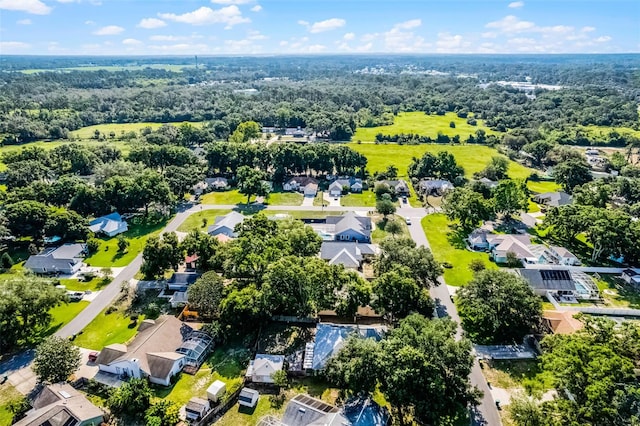 2711 Bayview Dr, Eustis, FL 32726 - aerial perspective of suburban area with a heavily wooded area