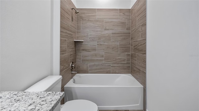 41346 Persimmon St, Eustis, FL 32736 - full bathroom with toilet, bathtub / shower combination, and vanity