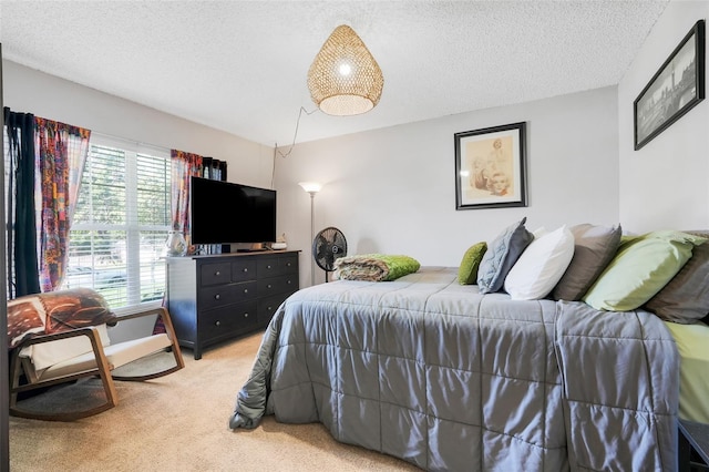 1311 Rain Forest Ln, Minneola, FL 34715 - bedroom featuring light colored carpet and a textured ceiling