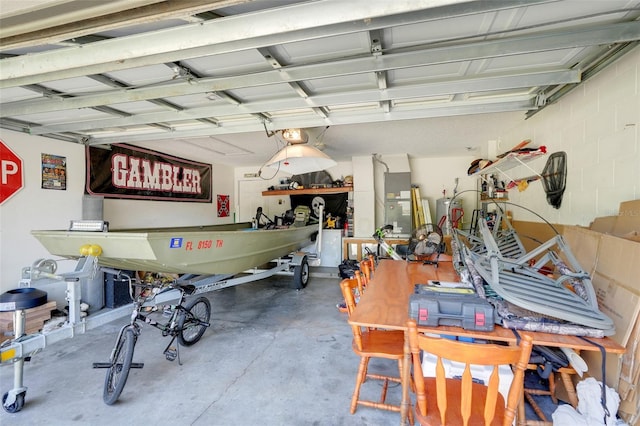 1311 Rain Forest Ln, Minneola, FL 34715 - garage with water heater