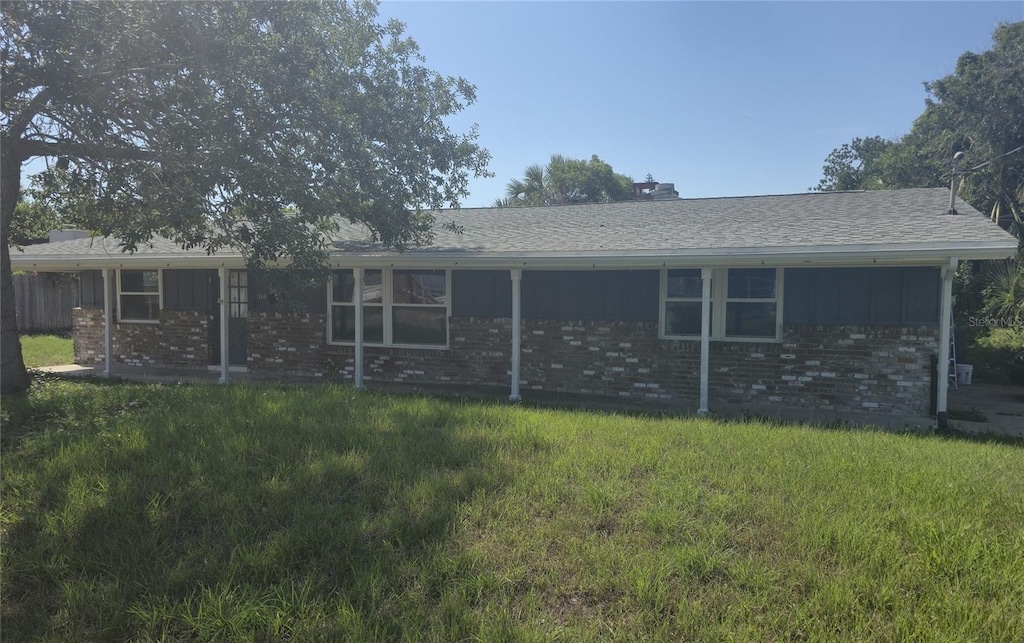 110 River Beach Dr, Ormond Beach, FL 32176 - back of property with brick siding