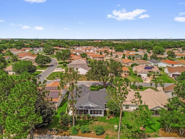 aerial perspective of suburban area