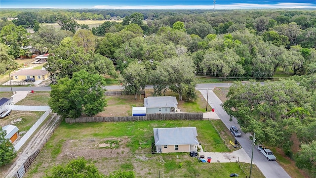 6710 Winkles St, Coleman, FL 33521 - drone / aerial view of a heavily wooded area