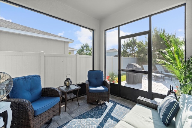 2928 Marlberry Ln, Clermont, FL 34714 - sunroom / solarium featuring wood finished floors