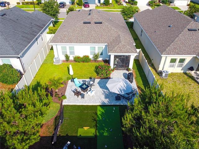 2928 Marlberry Ln, Clermont, FL 34714 - aerial view of property and surrounding area