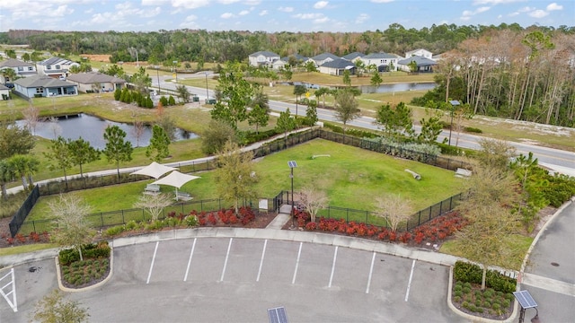 2928 Marlberry Ln, Clermont, FL 34714 - aerial view of residential area with a large body of water
