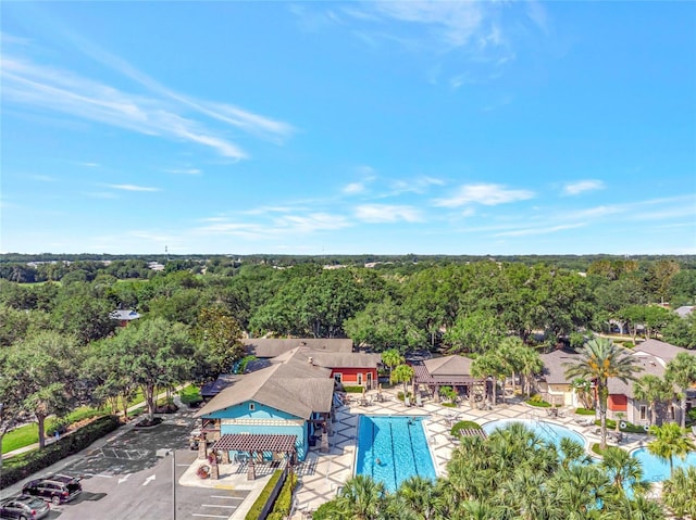 4716 Heritage Trl, Leesburg, FL 34748 - bird's eye view of a pool
