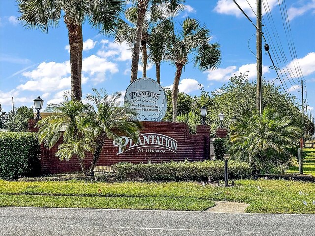 25406 Crestwater Dr, Leesburg, FL 34748 - view of community / neighborhood sign