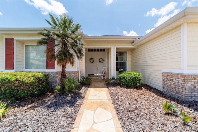 13165 SE 93rd Cir, Summerfield, FL 34491 - entrance to property with brick siding