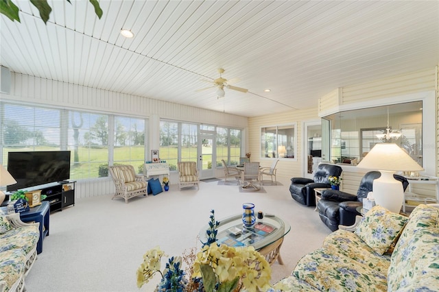 13165 SE 93rd Cir, Summerfield, FL 34491 - sunroom with healthy amount of natural light and a chandelier