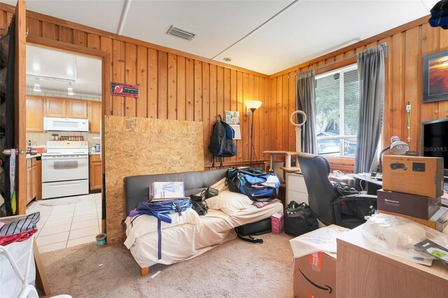 10301 US Highway 27 Unit 187, Clermont, FL 34711 - home office featuring wood walls and light tile patterned floors