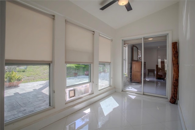 11036 Bronson Rd, Clermont, FL 34711 - unfurnished sunroom with lofted ceiling