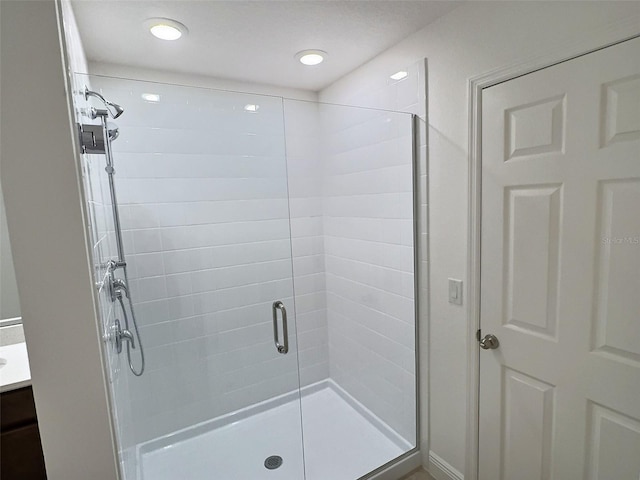 358 Switchgrass Loop, Minneola, FL 34715 - bathroom featuring a stall shower and vanity