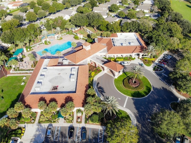 4083 Capland Ave, Clermont, FL 34711 - drone / aerial view of a pool area