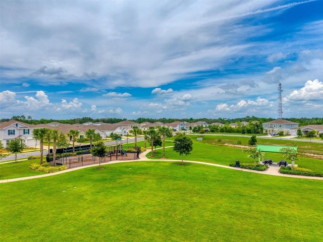 33960 Sky Blossom Cir, Leesburg, FL 34788 - view of property's community with a lawn and a residential view