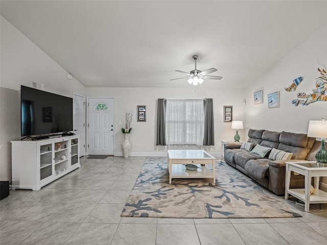 9364 SE 164th Pl, Summerfield, FL 34491 - living room featuring a ceiling fan