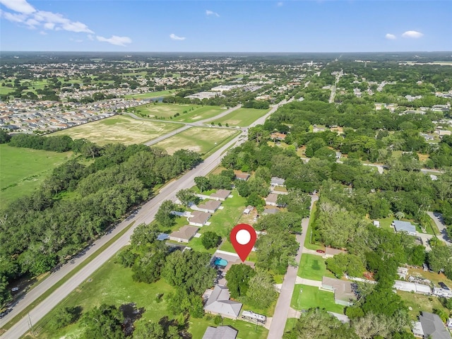 9364 SE 164th Pl, Summerfield, FL 34491 - aerial view of property and surrounding area with nearby suburban area