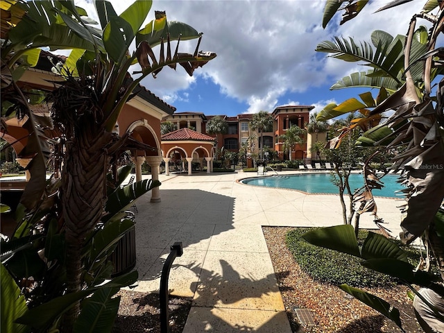 5560 Metrowest Blvd Unit 3-204, Orlando, FL 32811 - community pool featuring a patio area